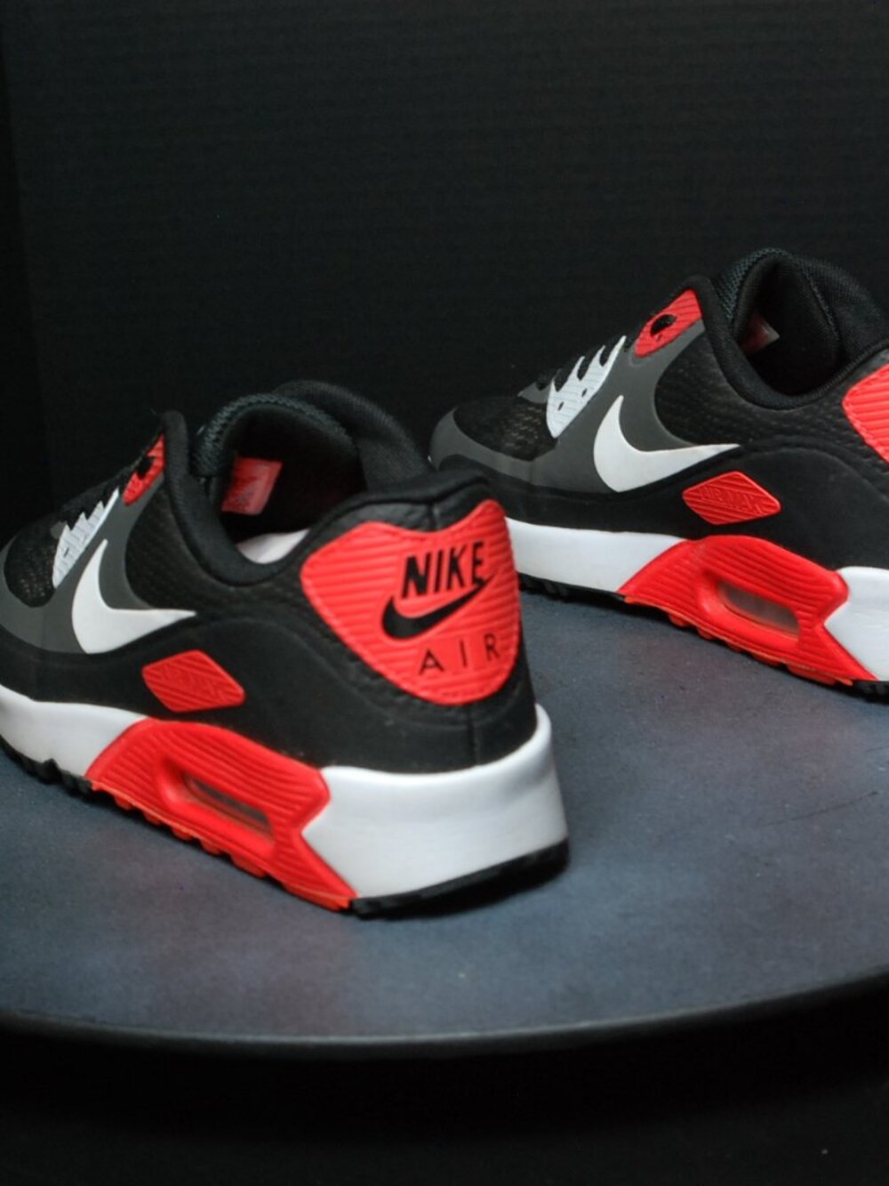 Nike Air Max 90 Golf Shoes Men's US Black/White/Infrared CU9978 010 - Picture 6 of 12
